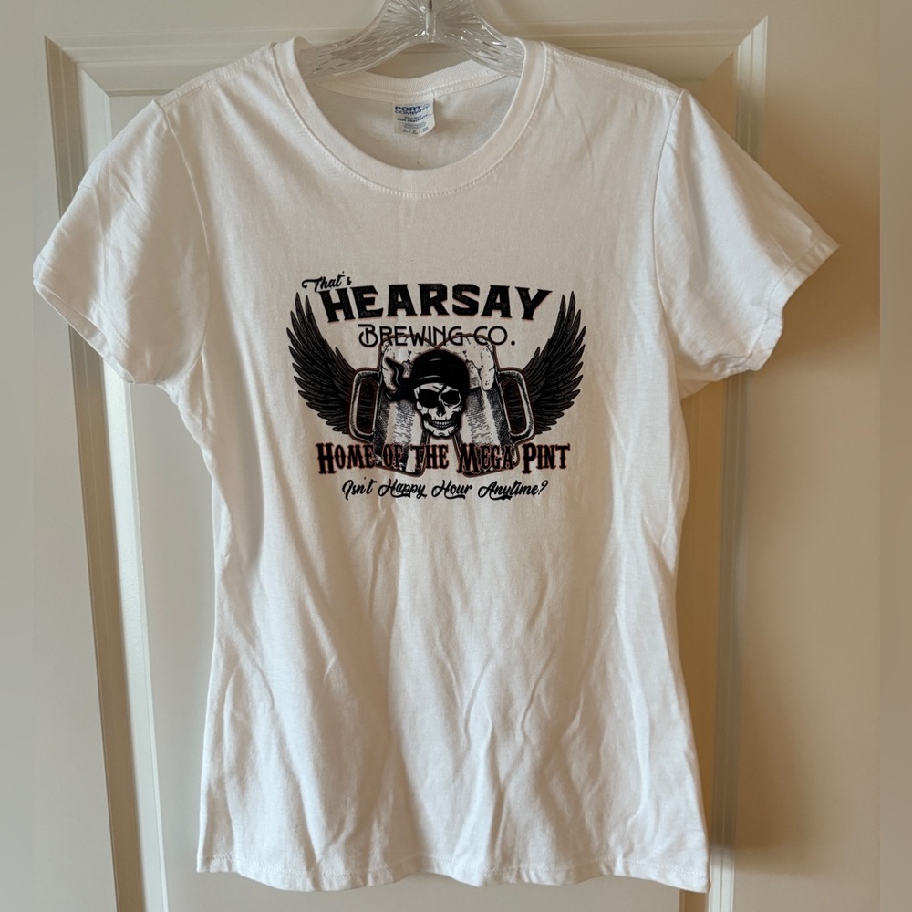 White Mega Pint Graphic T-Shirt